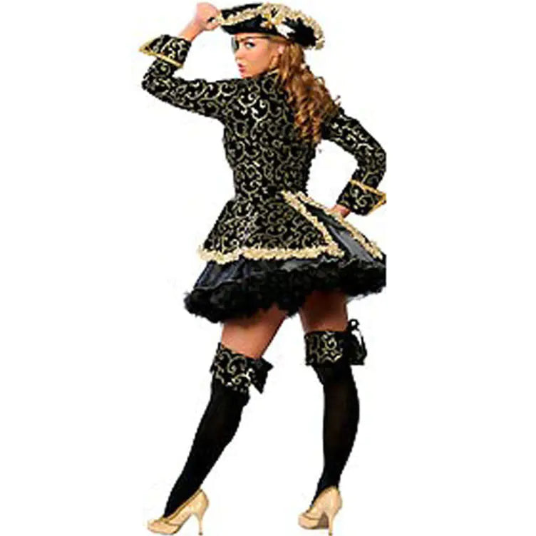 Women's Pirate Costume for Halloween Role Play